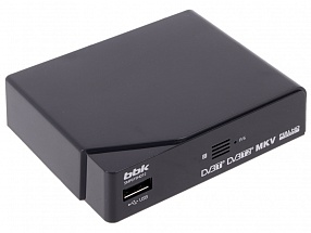 Цифровой телевизионный DVB-T2 ресивер BBK SMP015HDT2 черный 