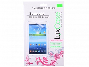 Защитная пленка LuxCase для Samsung  Galaxy Tab 3-7.0'' (Суперпрозрачная)