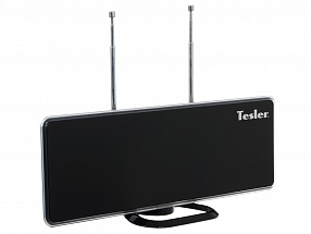 Телевизионная антенна TESLER IDA-310 Активная телевизионная комнатная антенна для приема аналогового и цифрового сигнала DVBT/T2