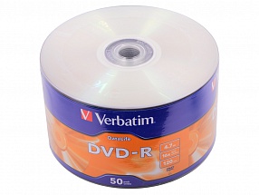 Диски DVD-R 4,7GB Verbatim 16x Shrink/50 DataLife 