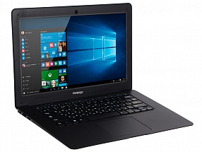 Ноутбук Prestigio SmartBook 141A03 Atom Z3735F (1.83)/2GB/32GB SSD/14.1" 1366x768/Int:Intel HD/DVD нет/BT/Win10Pro Black