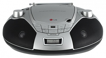 Аудиомагнитола LG SB19ST CD-магнитола, поддержка MP3, тюнер AM, FM, воспроизведение с USB-флэшек