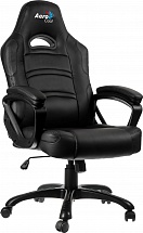 Кресло для геймера Aerocool AC80C-B , черное, до 130 кг, размер, см (ШхГхВ) : 52х49х115/123.