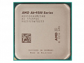 Процессор AMD A6 9500 BOX  65W, 2C/2T, 3.8Gh(Max), 1MB(L2-1MB), AM4  (AD9500AGABBOX)