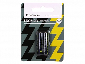 Батарейки Defender (AAA) LR03-2B 2 шт 56003