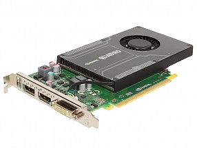 Проф видеокарта 4Gb <PCI-E> PNY nVidia Quadro K2200 <GDDR5, 128 bit, DVI, 2*DP, Retail>