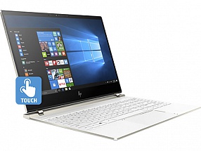 Ноутбук HP Spectre 13-af009ur <2PT12EA> i7-8550U(1.8)/16Gb/1Tb SSD/13.3" UHD/Int: Intel HD 620/BT/FHD IR Cam/Win10 (Ceramic White)