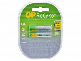 Аккумуляторы GP ReCyko 2шт, AAA, 800mAh, NiMH (85AAAHCB-C2)