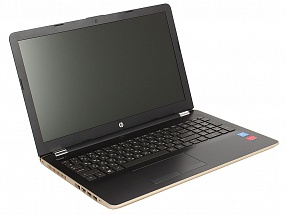 Ноутбук HP 15-bs047ur <1VH46EA> Pentium N3710 (1.6)/4Gb/500Gb/15.6" HD/AMD 520 2Gb/No ODD/Win10 (Silk Gold)