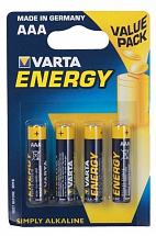 Батарейки VARTA Energy AAA блистер 4 (12/50) 4103213414 
