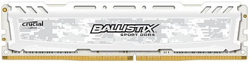 Память DDR4 8Gb (pc-19200) 2400MHz Crucial Ballistix Sport LT White CL16 SR x8 BLS8G4D240FSCK