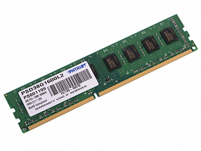 Память DDR3 8Gb (pc-12800) 1600MHz Patriot 1.35V PSD38G1600L2