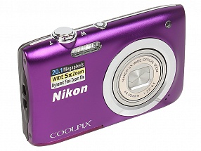 Фотоаппарат Nikon Coolpix A100 Purple  20.1Mp, 5x zoom, SD, USB, 2.6"  
