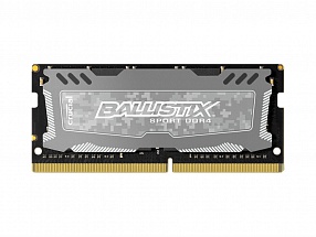 Память SO-DIMM DDR4 16Gb (pc-19200) 2400MHz Crucial Ballistix Sport LT Grey CL16 DR x8 BLS16G4S240FSD