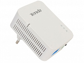 Адаптер PowerLine Tenda  P3 "AV1000 гигабитный Powerline адаптер. GE порт; совместимость с Home Plug AV2; Plug-and-Play; низкое энергопотребление; реж