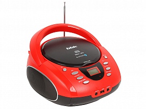 Аудиомагнитола BBK BX165BT черный/красный