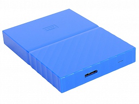 Внешний жесткий диск 1Tb WD My Passport WDBBEX0010BBL-EEUE (2.5", USB 3.0, Blue) 