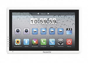 Видеодомофон Falcon Eye FE-70i цветной видеодомофон, сенсорный, 7 дюймов интерфейс IPhone Возможности подключения 2 вызывных панели, 4 камеры, до 4 мо