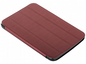 Чехол Gissar Metallic 71394 для планшета Samsung Galaxy Tab3 7.0" Красный (Качественная PU кожа, крышка трансформер 4 полож., доступ ко всем разъемам)