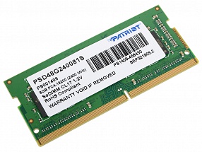 Память SO-DIMM DDR4 8GB (pc-19200) 2400MHz  Patriot PSD48G240081S