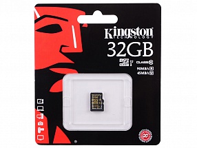 Карта памяти MicroSDHC 32GB Kingston Class10 Без адаптера (SDCA10/32GBSP)