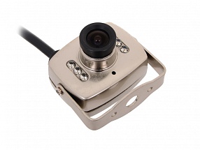 Камера наблюдения Orient CS-300A для установки внутри помещений, CMOS, цветная, аудио , для врезки в глазок, выходы тюльпан+питание, питание 9В (БП в 