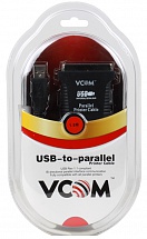 Кабель-адаптер USB AM - LPT (прямое подключение к LPT порту принтера) 1.8м, VCOM  VUS7052 