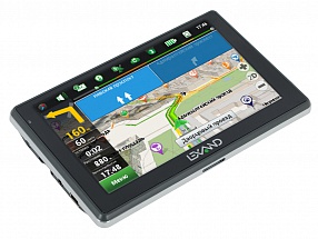 Портативный GPS навигатор LEXAND SA5 HD+ 5", 800x480, Навител «Содружество» и Скандинавия, сенсорный экран, проц. 800МГц,1100 мАч, microSD
