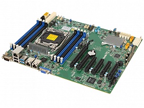 Мат плата Supermicro MBD-X10SRI-F-O 1xLGA2011-3, C612, Xeon E5-2600v3/E5-1600v3 up to 145W, ATX, 8xDIMM DDR4(up to 256GB RDIMM), 1x PCI-E 3.0x16, 5xPC