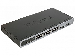 Коммутатор D-Link DES-3528/А5А управляемый коммутатор уровня 2+ с 24 портами 10/100BASE-TX + 2 комбо-портами + 2 портами 10/100/1000BASE-T
