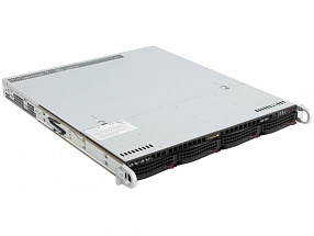 Серверная платформа Supermicro SYS-6018R-MT 1U, 2xLGA2011-3, 8xDDR4, no HDD (up to 4x3.5), SATA C612 (RAID 0/1/5/10), 2xGbE, 1xFH, 480W Fixed