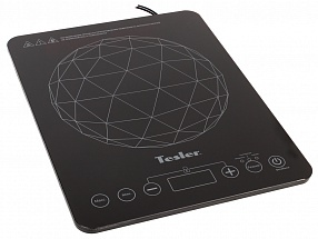 Плитка индукционная TESLER PI-16, 1 конфорка, 2000Вт, стеклокерамика, электронное управление