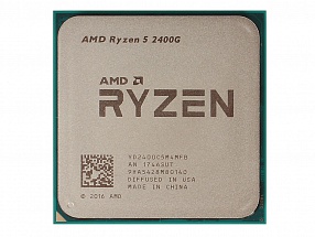 Процессор AMD Ryzen 5 2400G OEM <65W, 4C/8T, 3.9Gh(Max), 6MB(L2+L3), AM4> RX Vega Graphics (YD2400C5M4MFB)