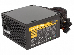Блок питания Aerocool 650W Retail VX-650 RGB [снят с производства] , ATX v2.3, RGB подсветка, fan 12cm, 2x PCI-E [6+2-Pin], 4x SATA, 3x MOLEX, 1x FDD