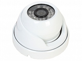 Камера Видеонаблюдения GINZZU HAD-1034O купольная камера 4 в1 (AHD,TVI,CVI,CVBS) 1.0Mp  (1/4"" OV9732 Сенсор, ИК подстветка до 20м, металлический корп
