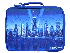Сумка для ноутбука PortCase KCB-13 City до 13.3" (Рисунок, нейлон/полиэстер, 35 х 26 х 5 см.)