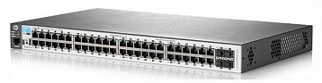 Коммутатор HP 2530-48 (J9781A) Управляемый коммутатор Layer 2 с 48 портами 10/100, 2 портами 10/100/1000 и 2 разъемами GbE SFP