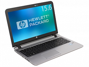 Ноутбук HP ProBook 450 <W4P45EA> i5-6200U (2.3)/8GB/256GB SSD/15.6" FHD IPS AG/AMD R7 340 2GB/DVD-SM/Cam HD/BT/FPR/Win7Pro + Win10Pro