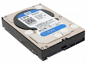 Жесткий диск 6Tb Western Digital WD Blue WD60EZRZ, SATA III  3.5", 5400RPM, 64Mb  