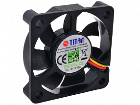 Вентилятор TITAN TFD-5010M12Z , 50x50x10 mm,  z-axis, 3-PIN, 4500 RPM, <23 dBA