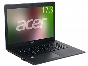 Ноутбук Acer TravelMate TMP278-M-P5JU (NX.VBPER.009) Pentium 4405U (2.1)/4G/500G/17.3" HD+/Int:Intel HD/DVD-SM/BT/Linux Black