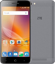 Смартфон ZTE Blade A610 серый Quad-Core (1.3) / 2GB / 16GB / 5" 1280x720 / 2Sim / 3G / 4G LTE / BT / GPS / 13Mp, 5 Mp / Android 6.0