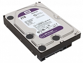 Жесткий диск 2Tb Western Digital WD Purple WD20PURZ, SATA III  5400RPM, 64Mb  