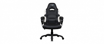 Кресло для геймера Aerocool AC80C AIR-BW , черно-белое, с перфорацией, до 130 кг