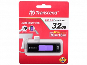 Внешний накопитель 32GB USB Drive  USB 3.0  Transcend 760 (TS32GJF760)