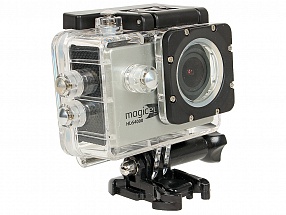 Экшн-камера Gmini MagicEye HDS4000 Silver, Мото/Вело/Авто/Спорт, водонепроницаемый, FullHD, 1080p, LCD экран 1.5", G-sensor, Wi-Fi; HDMI выход