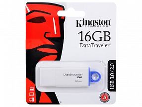 Внешний накопитель 16GB USB Drive  USB 3.0  Kingston DTIG4 (DTIG4/16GB)