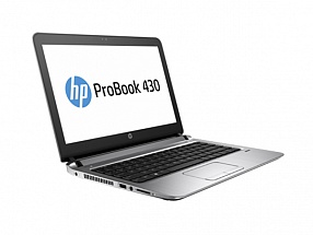 Ноутбук HP Probook 430 <W4N80EA> i3-6100U (2.3)/4Gb/128Gb SSD/13.3"HD AG/Int:Intel HD 520/Cam HD/BT/FPR/DOS