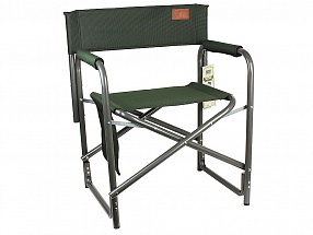 Кресло Camping World Commander (с боковыми карманами, мягкое сиденье и спинка, вес 3кг, цвет - зеленый)