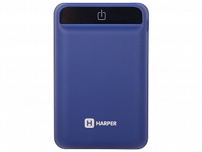 Внешний аккумулятор HARPER PB-2612 blue 12000 mAh 2xUSB 5V/2A 